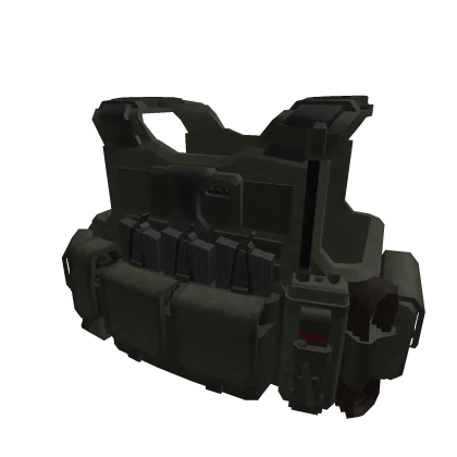 Olive Heavy Tactical Pouch Vest
