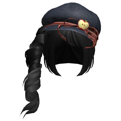 cheap igari mori kei apple side pony beret black