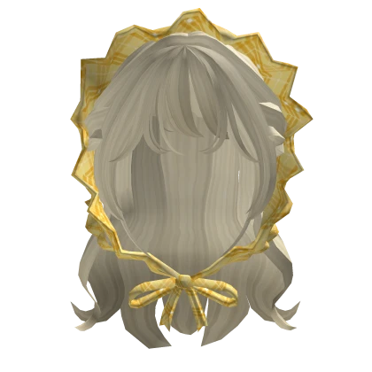 igari mori kei blonde coquette bandana yellow cute