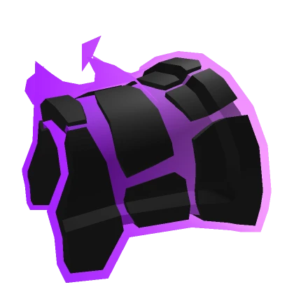 Left Purple Null Pauldron