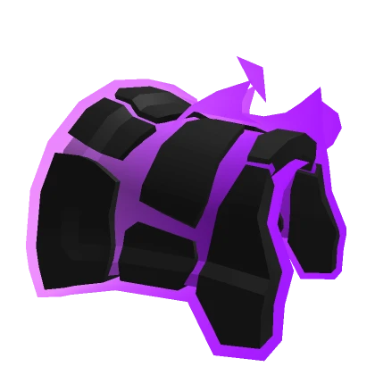 Right Purple Null Pauldron