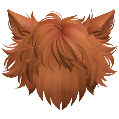 Generic Anime Hair w/ Cat Ears (Ginger)