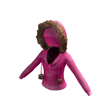 2000s Y2K Cute Winter Jacket in Pink
