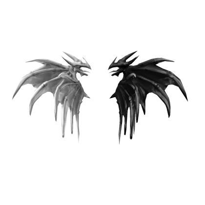 Dragon Wings Black & White