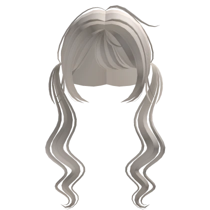 ノ꒰ kawaii curly doll pigtails blonde