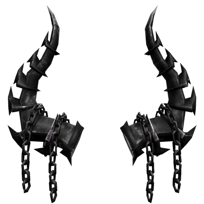[Animated] Black Chain Horns