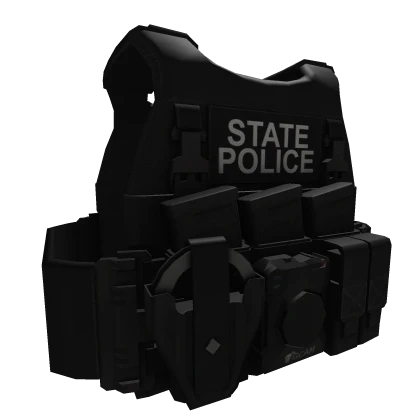 East Coast State Police Plate Carrier (Black)