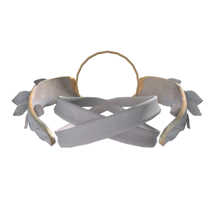 ✨ White Angel Wings Headpiece Halloween