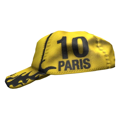 SIDEWAYS custom 333 astro paris y2k cap - yellow