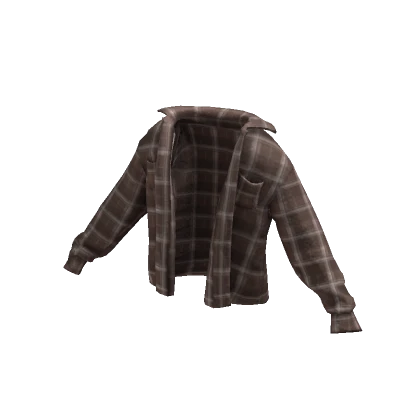 Oversized Brown Flannel