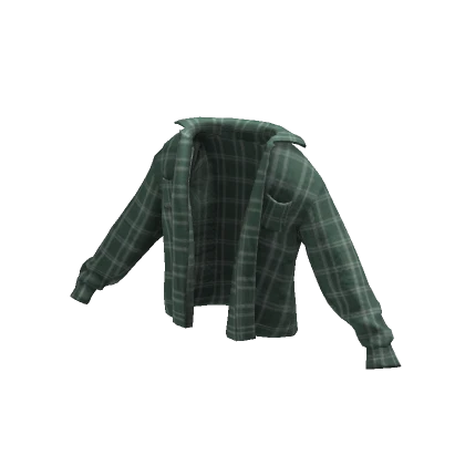 Oversized Green Flannel