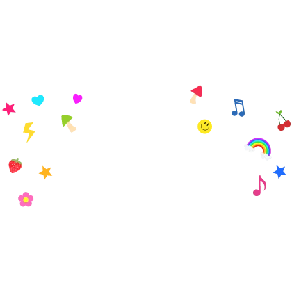 Colorful Kidcore Indie Aura