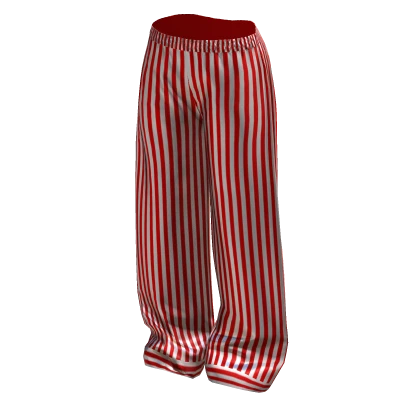 Red Candy Stripes Christmas Pajama Pants