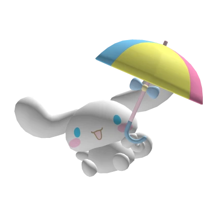 (right shoulder) cinnamoroll with umbrella