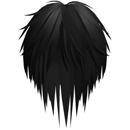 Unkept Scene Vkei  Boy Hair (Black)