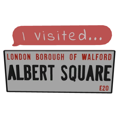 The BBC Official: 'I visited Albert Square' aura