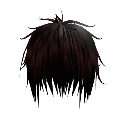 Red Messy Vkei Scene Emo Hair