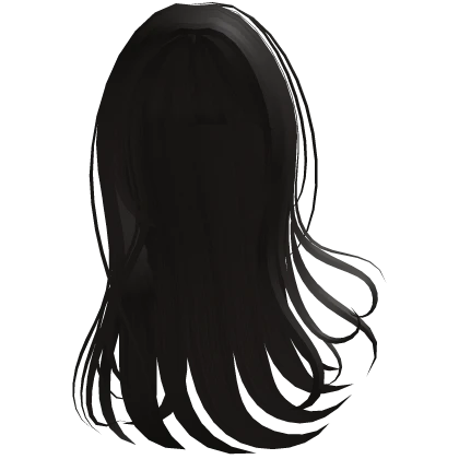 wispy flowy anime windy ghost hair in dark brown