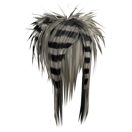 Spiky Teased Scene Hair (Blonde/Black)