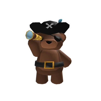 Dark Brown Captain Teddy Bear