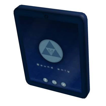 shroud's holdable blue antisocial tech tablet