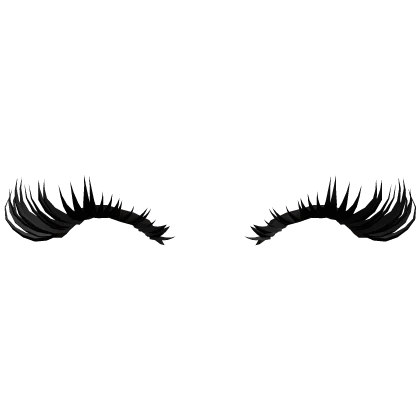 Woman Wispy Lashes in Black