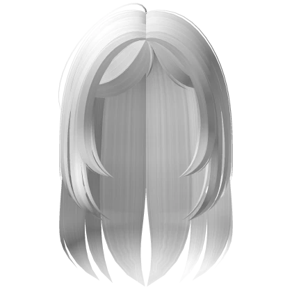 Short White Wispy Layered Doll Hair 