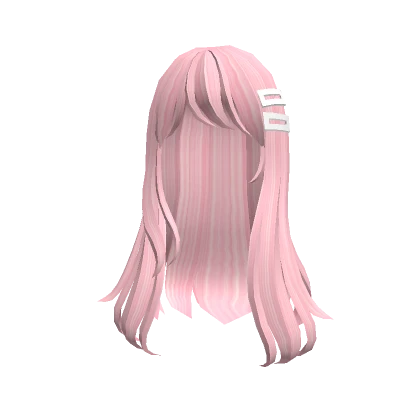 Aesthetic Pink Hair With Clips