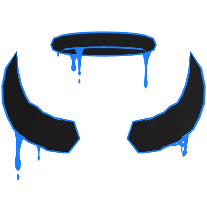 ✅ Blue Cartoony Horn Aura