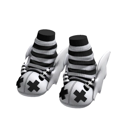 Devil Slippers V2 Reverse Monochrome