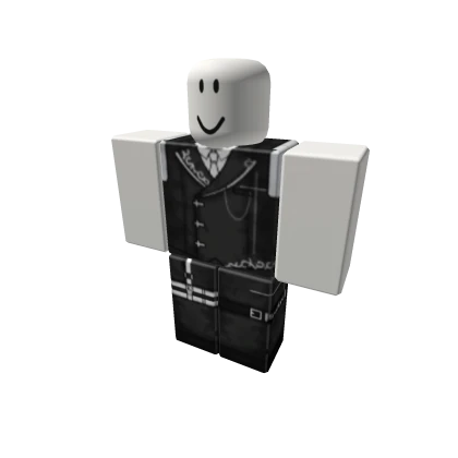 Grey Suit w/ Black Vest EMO Y2K FF BOY COOL [-]