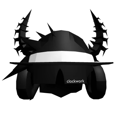 Black Hair + Headphones + Fedora + Horns