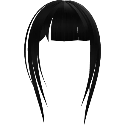 血 Angel Doll Bangs in Black