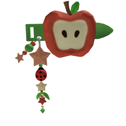 ❀ cute igari twee apple hair clip