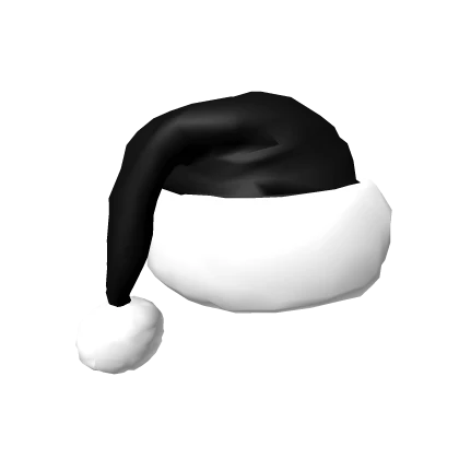 [Code: 625] 🎅 Santa Christmas Hat Black 