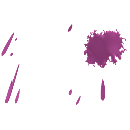 ♡ : pink kangel nso face paint splatter 