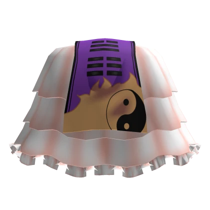 Ancient Sage Pink Frilly Skirt