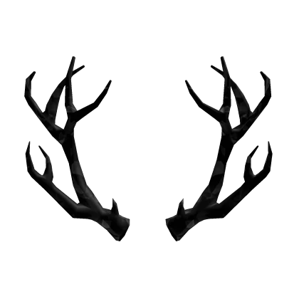 Black Sparkle Time Antlers