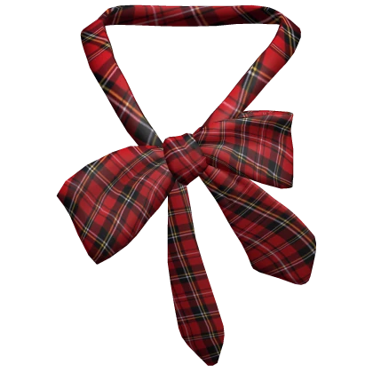 [3.0] Red Tartan Tie in a ribbon