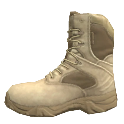 Military Boots - Beige