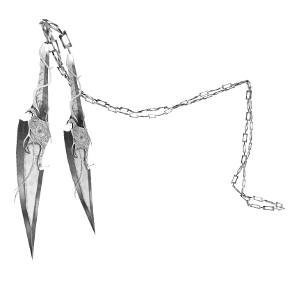 Silver Gaian Chain Daggers