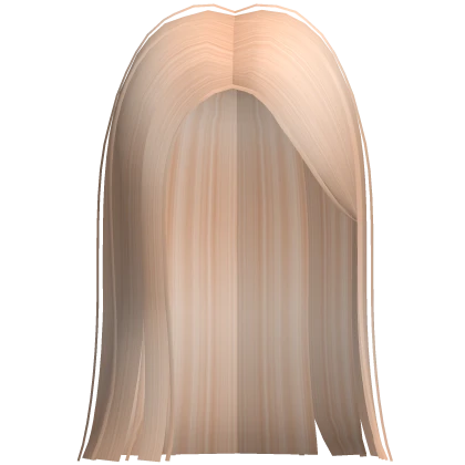 Mid Blonde Straight Popular Trendy Girl Hime Hair