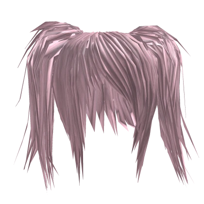 Teased Emo Pigtails (Cotton Candy)