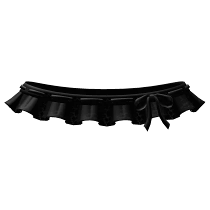 3.0 cute gothic black ruffled lace shoulder frills