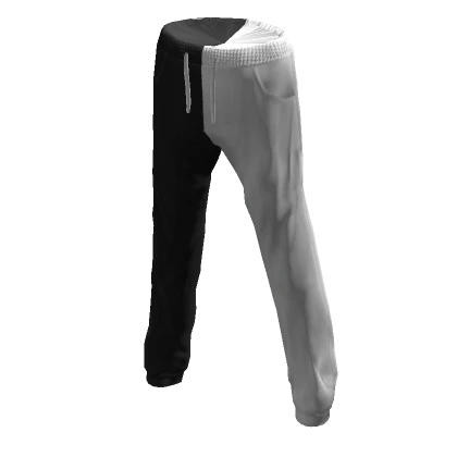 White & Black Sweatpants