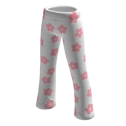 Pink and White Flower Bellbottoms