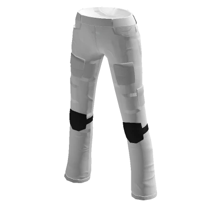 White Cargo Pants