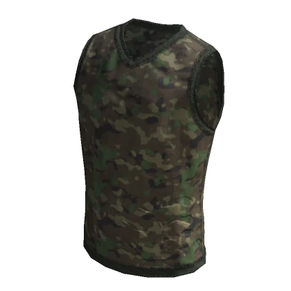 Camo Sleeveless Shirt