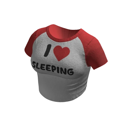 Red Sleeping Tee