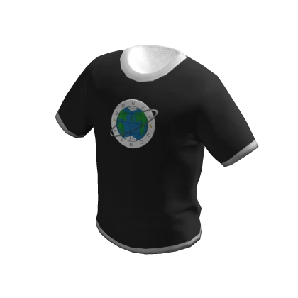 Earth Logo Black T-Shirt